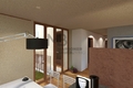 Innenraumrendering Projektstudie - rendering interno progetto di massima