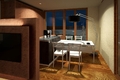 Innenraumrendering Projektstudie - rendering interno progetto di massima