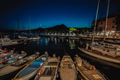 Stimmungsfoto Hafen von Torri del Benaco bei Nacht - porticciolo Torri